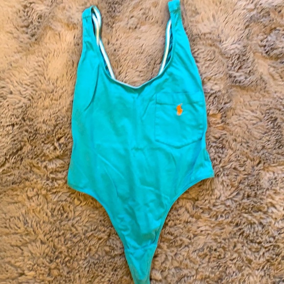 RALPH LAUREN POLO RARE VINTAGE BLUE BODY SUIT - Picture 6 of 16